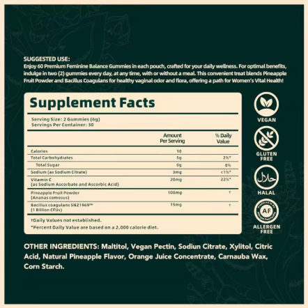 Feminine Balance Gummies
