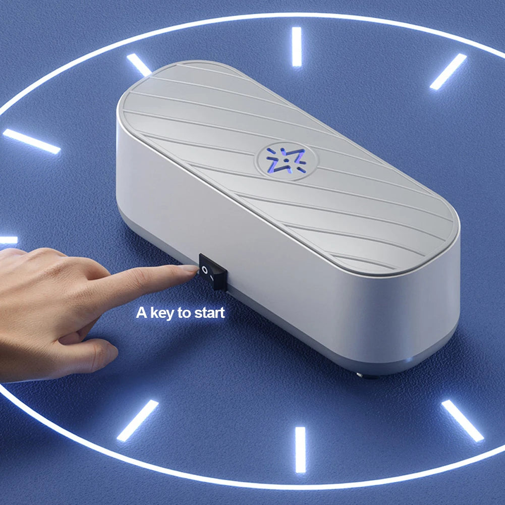 Experience the Power of Ultrasonic Cleaning: USB Rechargeable High Frequency Vibration Wash Cleaner for Jewelry and Glasses
